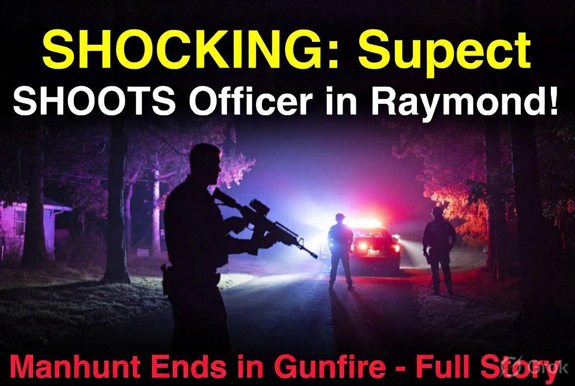 Suspect Accused of Shooting Officer in Raymond