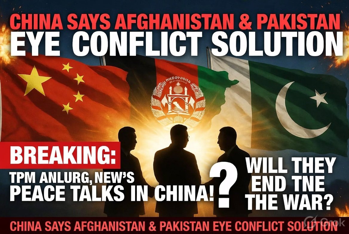 China Says Afghanistan & Pakistan Eye Conflict Solution
