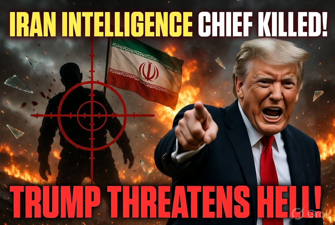 Iran Intelligence Chief Killed as Trump Threatens “Hell”
