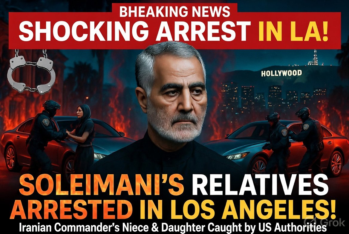US Authorities Arrest Relatives of Iranian Commander in LA
