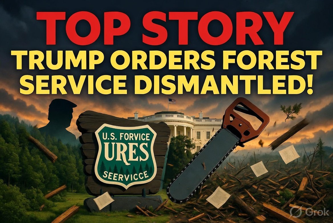 Trump Administration Orders U.S. Forest Service Dismantling
